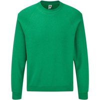Mens Raglan Sleeve Belcoro Sweatshirt - Heather Green / S