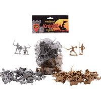 60Pcs Medieval Knights Figures - Gold and Silver