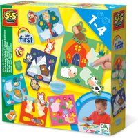 SES CREATIVE, SES CREATIVE My First Where Do I Live Sticking Animals - 14401 - Yellow SES CREATIVE, SES CREATIVE My First Where Do I Live Sticking Animals - 14401 - Yellow