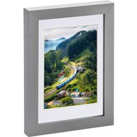 Photo Frame with 4x6" Mount - 5x7" - Grey - White