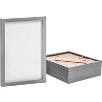 Photo Frames - A4 (8" x 12") - Pack of 5 - Grey
