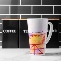 Hay Bale Vibe Latte Mug - Orange