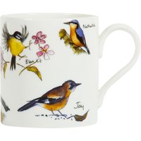 Fine Bone China Balmoral Birds Mug - White