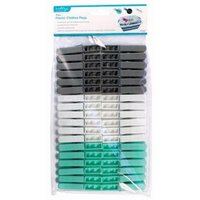 Plastic Clothes Pegs - Multicolour / 36