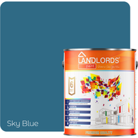 Landlord's Paint - Shed and Fence Paint - Best Durable Outdoor Wood Protection - Sky Blue / 2.5l