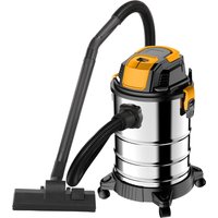 Wet And Dry Vacuum Cleaner 25 Litre Workshop Garage Vac - Silver