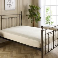 Hotel Pure Luxury Cotton 4 Star Fitted Sheet - Cream / Superking