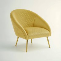 Tania Gold Velvet Occasional Chair - Gold