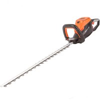40V Cordless Hedge Trimmer with 60cm Cutting Length - BODY ONLY - Orange / 20min