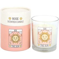Vintage Tarot Jar Candle - The Sun - Rose / Rose