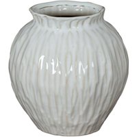 Numa Round Vase - Ceramic Decorative Vase - Green Decorative Vase - Green