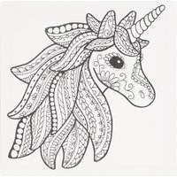 Colour Your Own Mandala Canvas