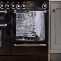 London Snow Kitchen Towel - White
