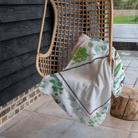 Green Leaves Blanket - Green