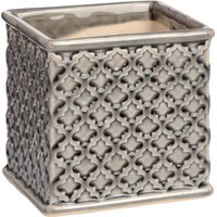 Modern Plant Pot Square Planter - Black