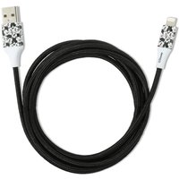 Disney Mickey Mouse Lightning Braided Charging Cable - Black