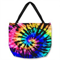 Tie Dye Pattern Tote bag - Blue