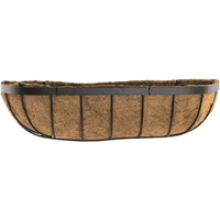 Traditional Wall Trough with Coco Liner - Brown / 61cm / 1.1kg