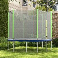 SPORTNOW Trampoline Net with Zipped Door - Green - 8ft / 244cm