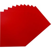 Pack of 100 75gsm Coloured Paper Sheets - Red / A5