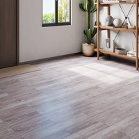 Set of 36 Rustic Wood Effect Self-adhesive PVC Flooring - Rose Taupe