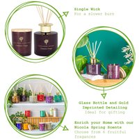 Scented Candle and Reed Diffuser Set - Cinnamon & Orange