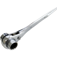 19 And 21MM Ratchet Podger Wrench - Silver