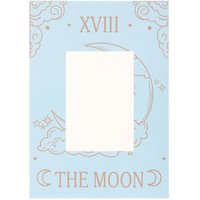 Moon Tarot Necklace on Greeting Card - Intuitive Gold Pendant Gift - Gold