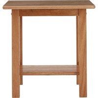 Selby Natural Square Side Table - Brown