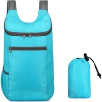 Lightweight and Compact Folding Backpack - Blue