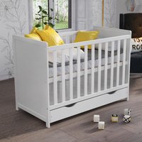 Matilda Cot Bed With Drawer - White