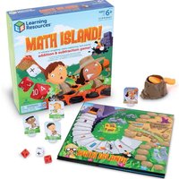 Math Island Addition and Subtraction Board Game - Various Colours