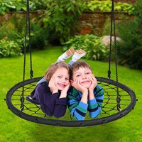 Giant Nest Swing for Kids Outdoor Garden Seat - Black