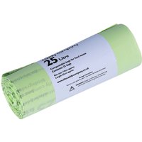 Caddy Company 25 Litre Compostable Food Waste Bin Bags - Green / 1