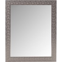 Mosaic Effect Silver Mirror - Silver