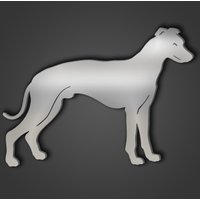Whippet Style 1 Silver Acrylic Mirror - Silver