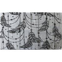 Hand Drawn Bohemian Chic Style Stylish KitchenTowel - Black