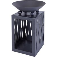idooka, Brazier Fire Pit with Log Store - Black idooka, Brazier Fire Pit with Log Store - Black
