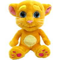 Talking Tom and Friends Kid's Talking Ginger Interactive Plush Toys - Orange / 12in