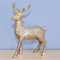 Glitter Reindeer - Champagne