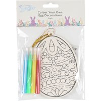 , Pack of Two Colour Your Own Egg Signs , Pack of Two Colour Your Own Egg Signs