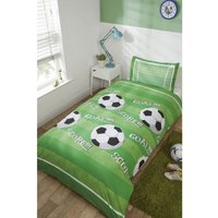 Goal Football Duvet Cover Set - Green
