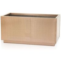 Copper Galvanised Zinc Kick-Bottom Trough Planter - Copper / 1000l