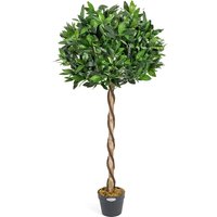 Artificial Bay Tree in Pot - Green / 120cm