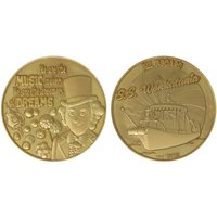 Willy Wonka and the Chocolate Factory Limited Edition Collectible Coin - Metallic bronze