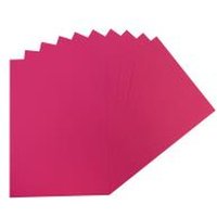 Pack of 100 75gsm Coloured Paper Sheets - Fucisia Pink / A4