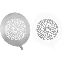 Geo S Party Balloons - White