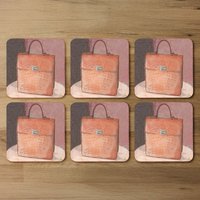 Brown Bag Coaster - Brown