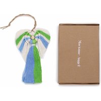 Harmony Macrame Angel Gift Box - Handwoven Indonesian Cotton - Multi