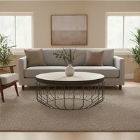 Kensington Townhouse Leather Coffee Table - Silver